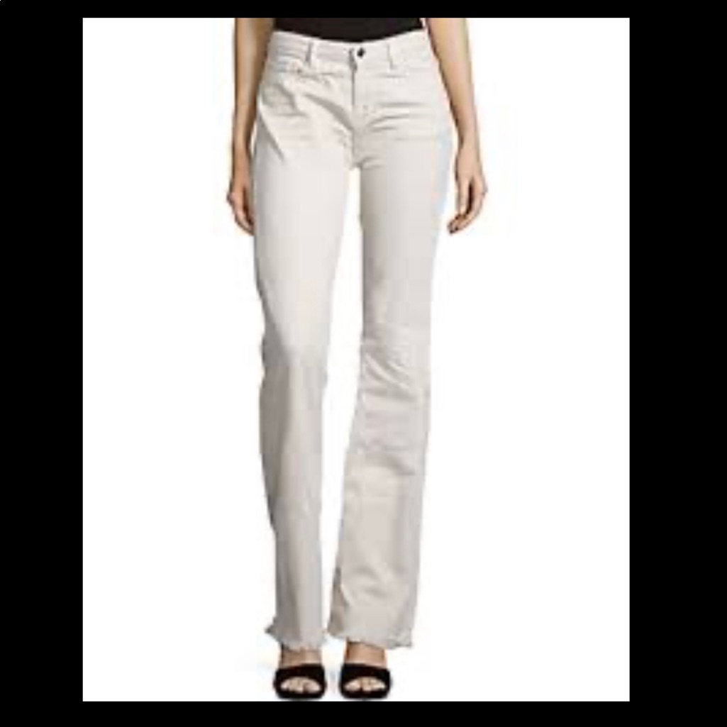Nwot Iro Freddy Fringe Evase 24 Stretch Jeans $255